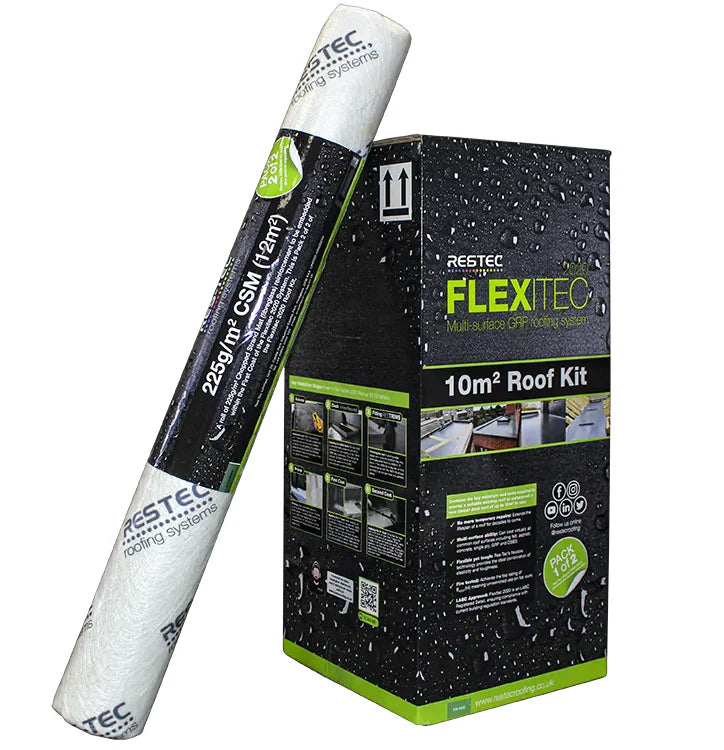 Restec Flexitec GRP Roofing Kit – 10m² Coverage