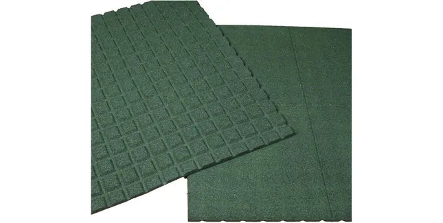 Castleflex Dflect Rubber Promenade Tile - 1000mm x 1000mm x 25mm