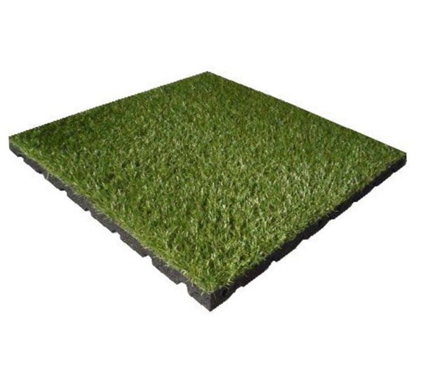 Grassflex Rubber Tiles – Grass Topped Promenade Tiles