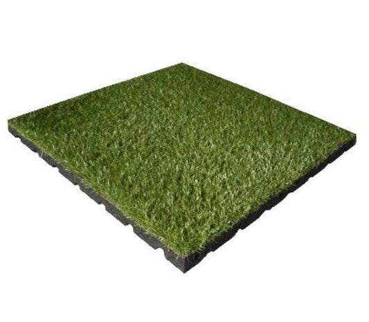 Grassflex Rubber Tiles – Grass Topped Promenade Tiles