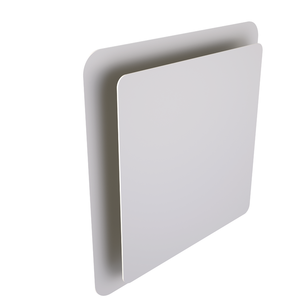 Ubbink Haelix Quadro Air Valve 125mm Square White