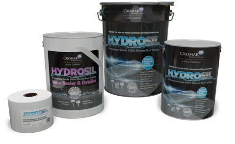 Cromar Hydrosil Pro Grade Silicone Roof Coating