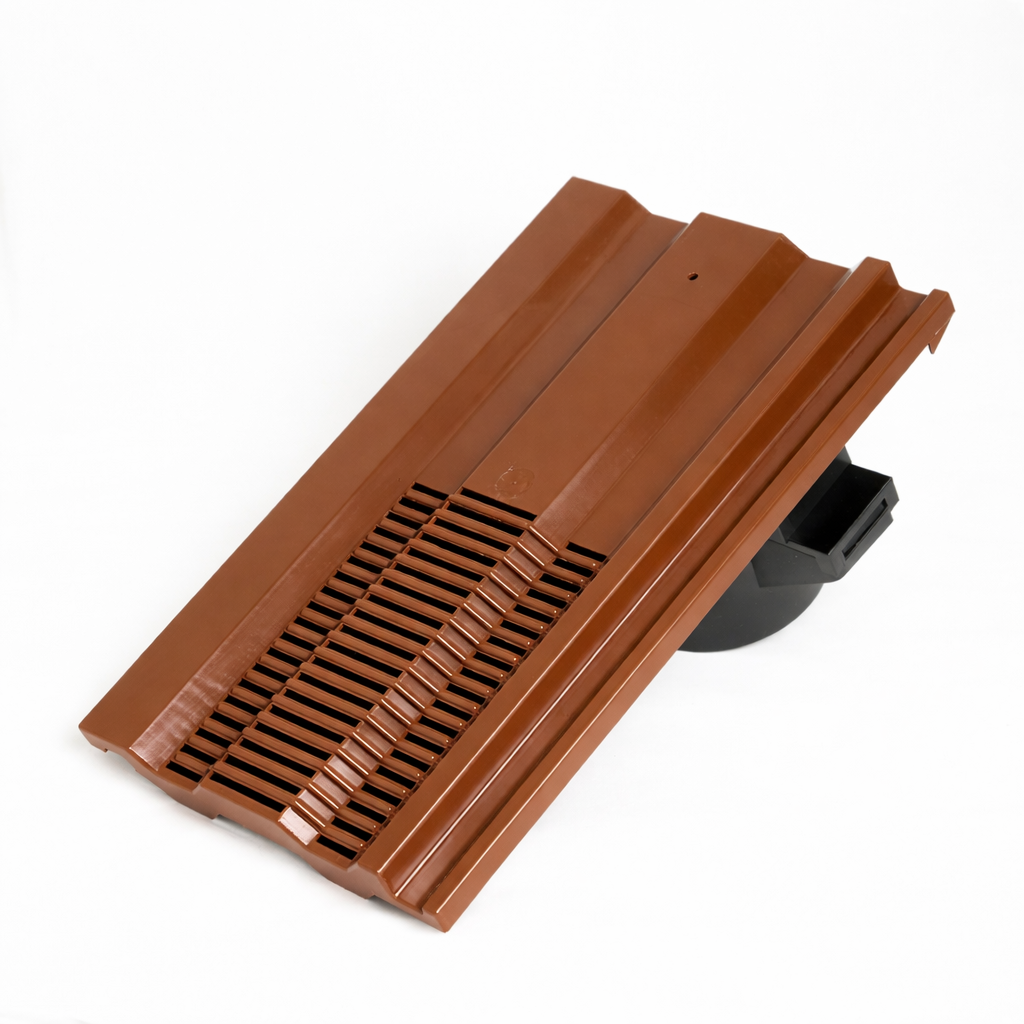 Mini Castellated Roof Tile Vent Complete with Pipe Adaptor