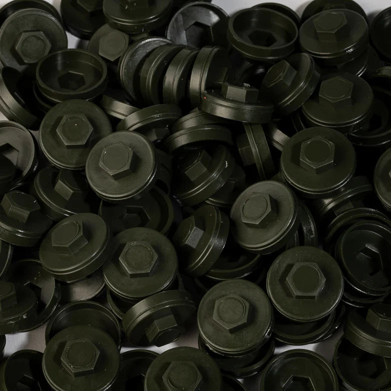 19mm Colour Screw Caps – Bag of 100