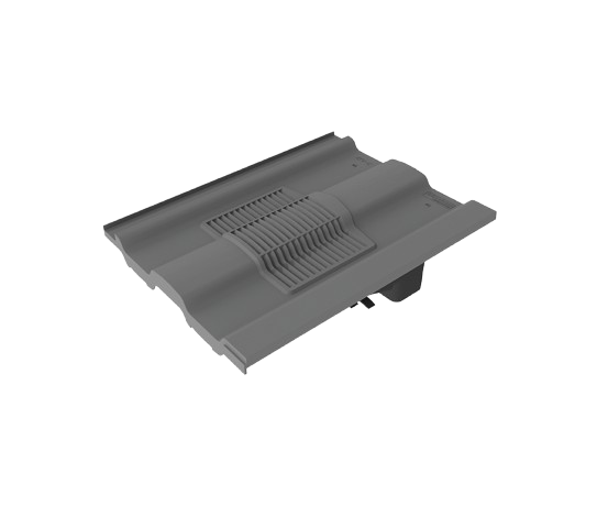 Large Castellated Roof Tile Vent Complete with Pipe Adaptor