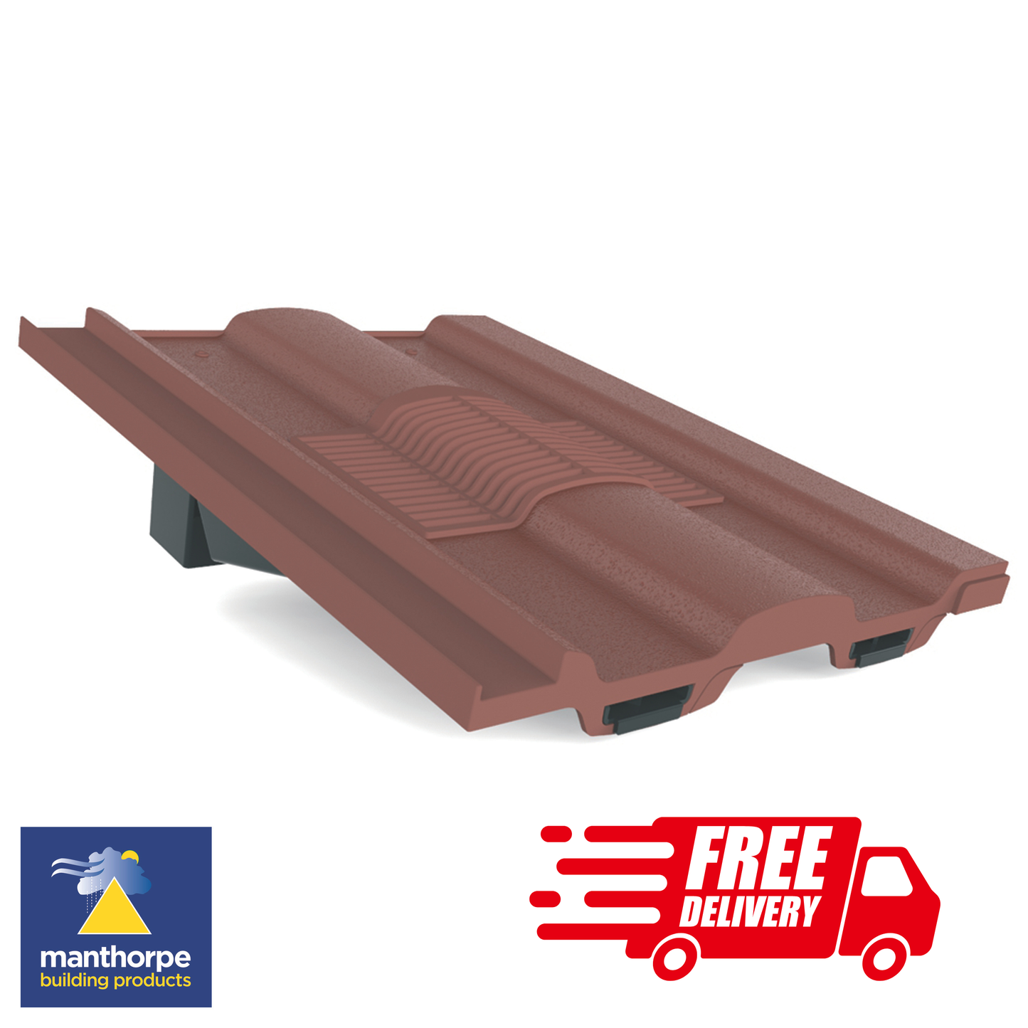 Manthorpe GTV-CS Inline Castellated Roof Tile Vent - All Colours