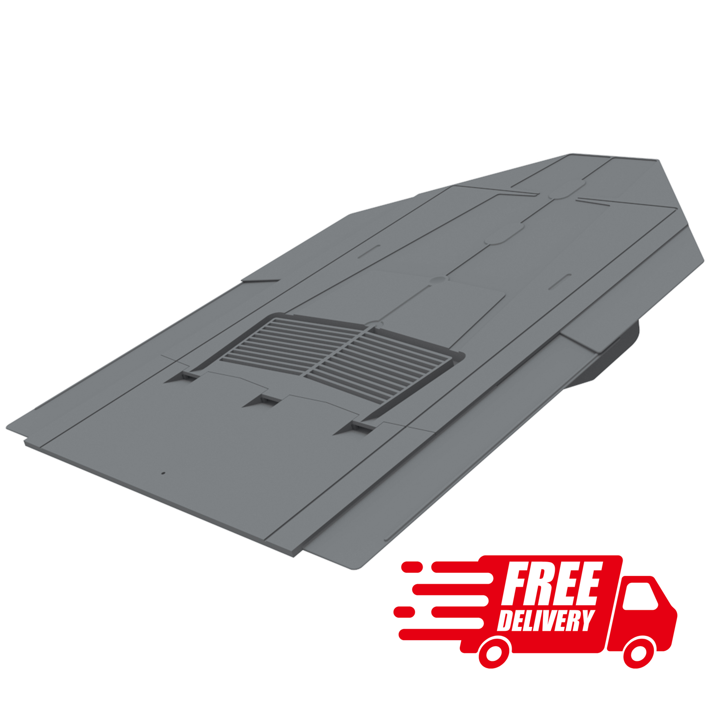 Manthorpe Inline Slate Vent - Black