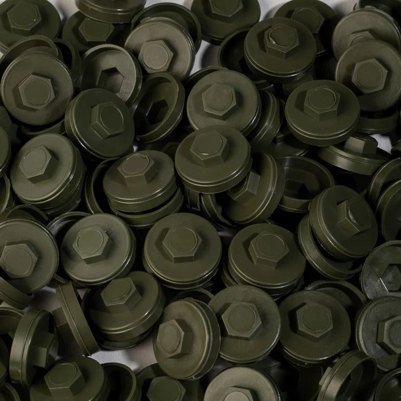 19mm Colour Screw Caps – Bag of 100