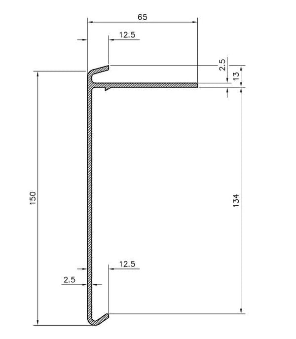 Paptrim GRP Roofing Felt Drip Trim
