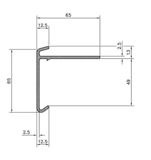 Paptrim GRP Roofing Felt Drip Trim