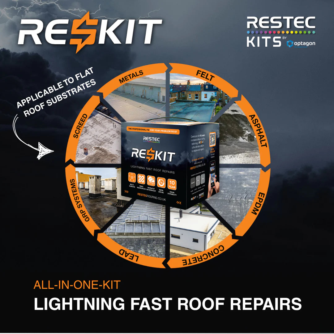 Reskit R13 Restec RESKIT Flat Roof Repair Kit – Flat Roofing Systems