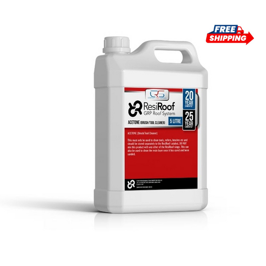 ResiRoof Acetone GRP Roof & Tool Cleaner 5ltr