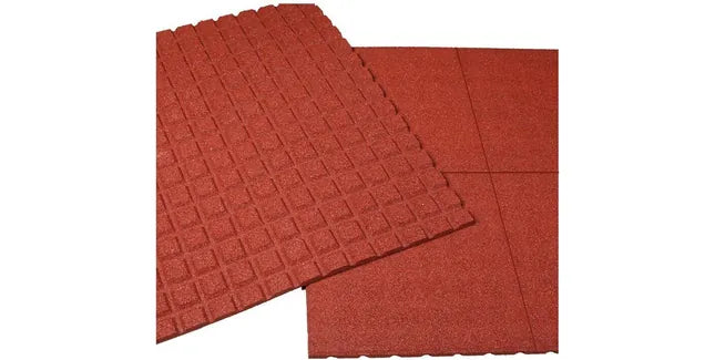 Castleflex Dflect Rubber Promenade Tile - 1000mm x 1000mm x 25mm