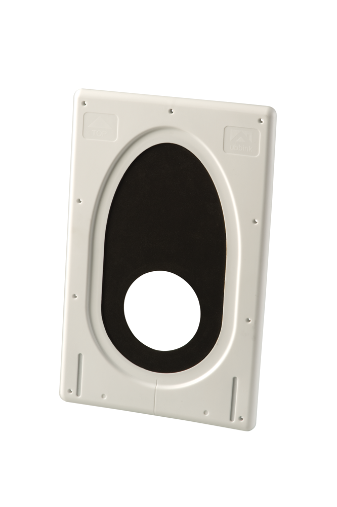 Ubbink Screw-Fix Airtight Roof Terminal Seal 100–131mm White 0–55°