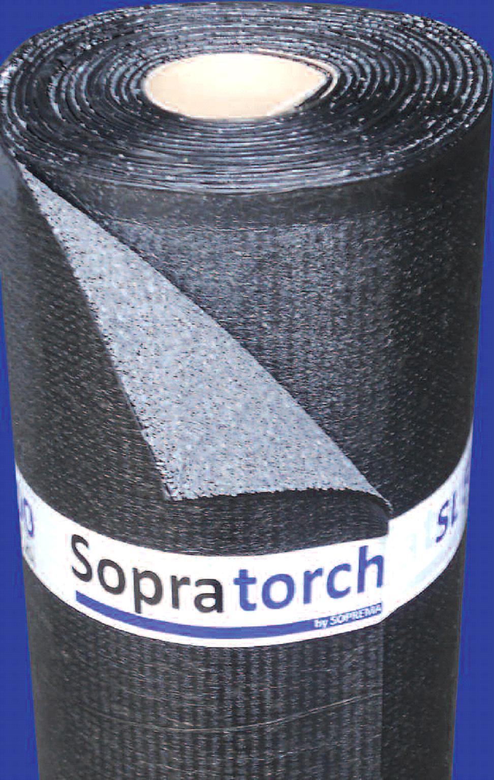 Soprema Sopratorch SL490 Black Mineral Capsheet - 7m x 1m