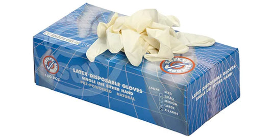 Suretouch Latex Gloves (Box of 100