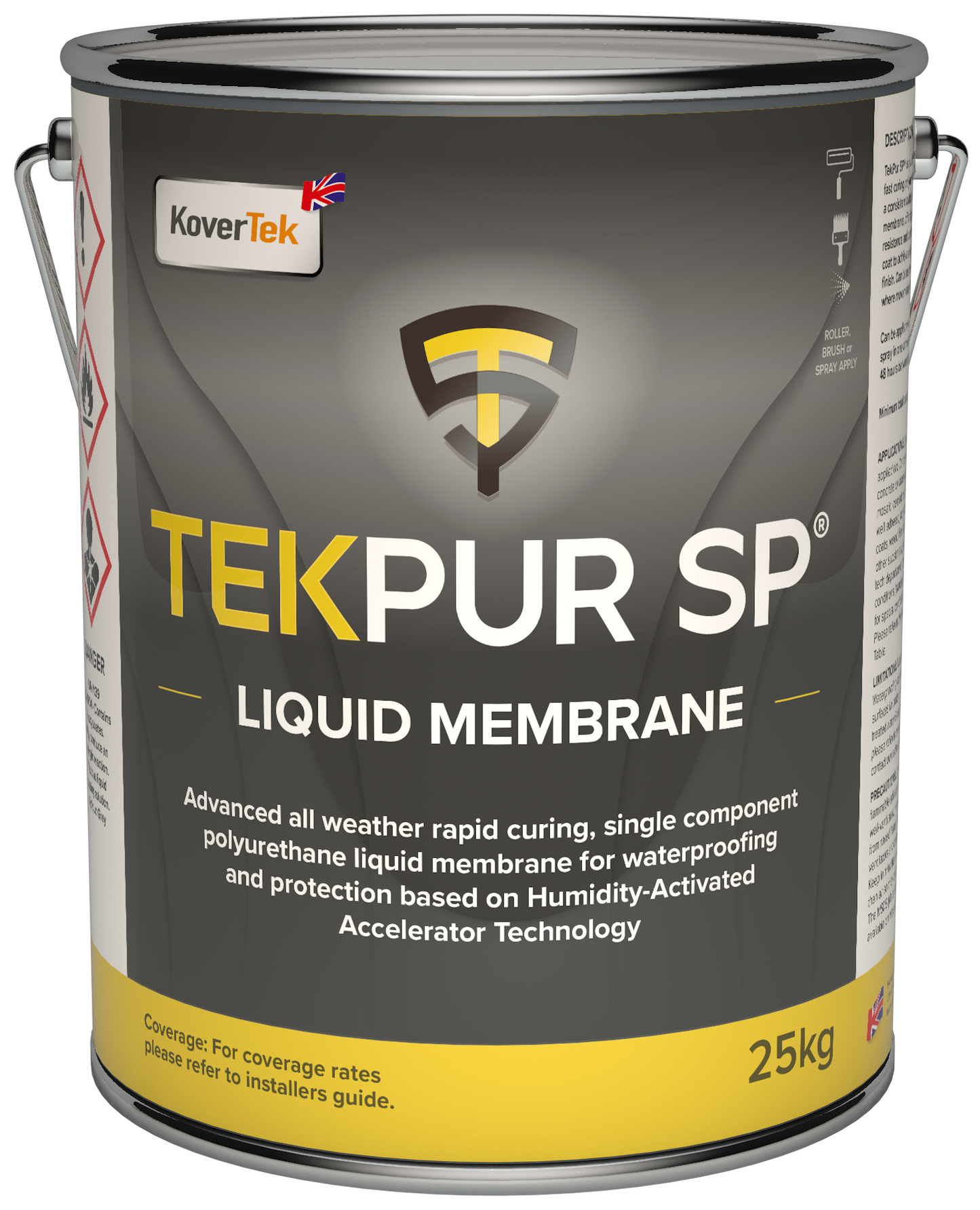 Kovertek TekPur SP Polyurethane Liquid Roofing System