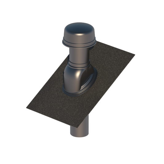 Ubbink UB48 Insulated Roof Terminal - 180mm Black