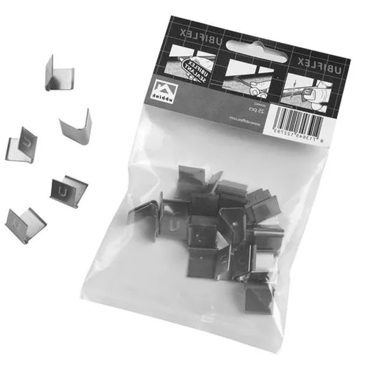 Ubiflex Flashing Fixing Clips - Bag of 25