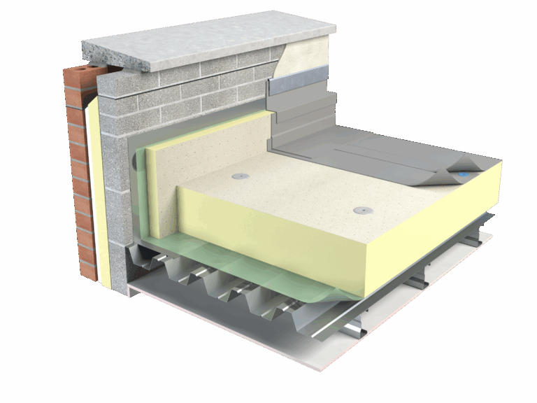 Unilin FR/MG Tissue Faced Flat Roof Insulation Board Packs - 1200mm x 1200mm