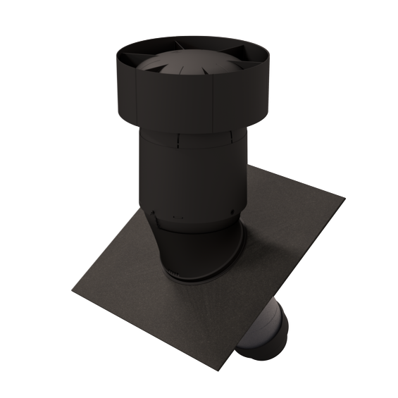 Ubbink Ventus Pitched Roof Terminal – Insulated Ventilation Terminal for HRV Systems
