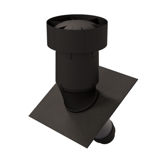 Ubbink Ventus Pitched Roof Terminal – Insulated Ventilation Terminal for HRV Systems