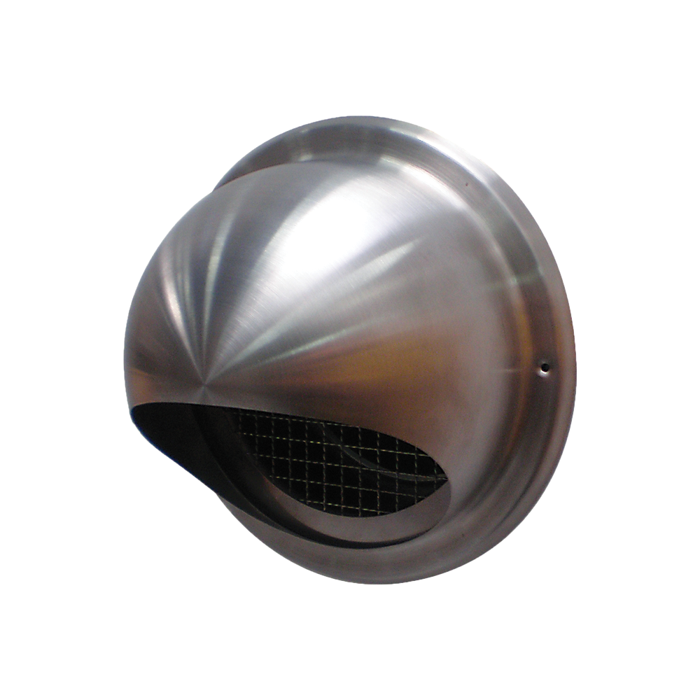 Ubbink Circular Wall Terminal Stainless Steel