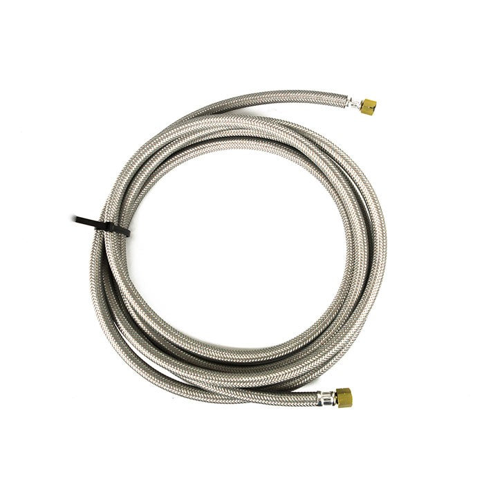 Overbraided Gas Hose with Crimped Ends - 5m