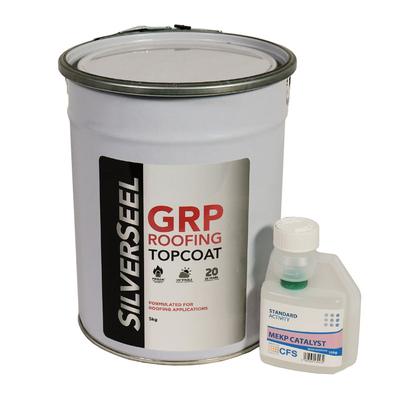 Silverseel GRP Roofing Topcoat & Catalyst