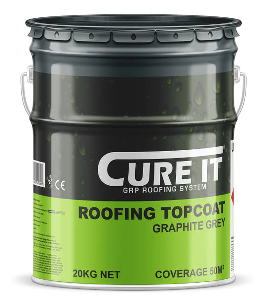 Cure It GRP Roofing Topcoat Graphite Grey
