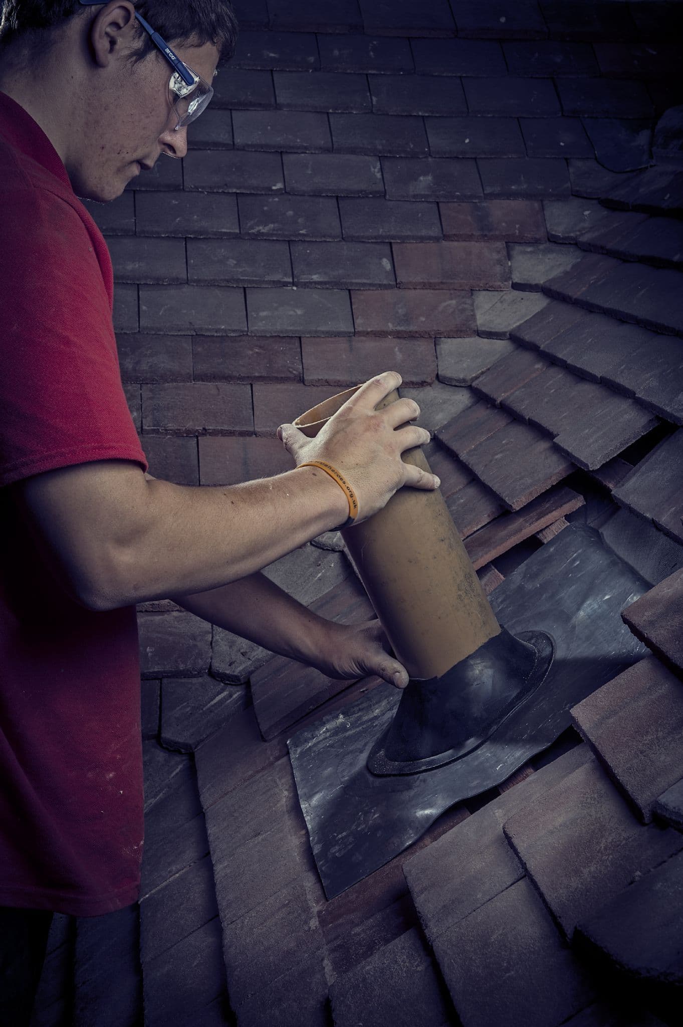 Flexible Lead Slate Pipe Flashing - Flat or Pitched Roof