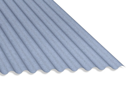 Corrugated Steel Roof Sheets 13/3 Profile - 0.5mm Thick - Galvanised Finish