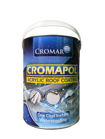 Cromapol Acrylic Waterproof Roof Coating - 5Ltr Grey