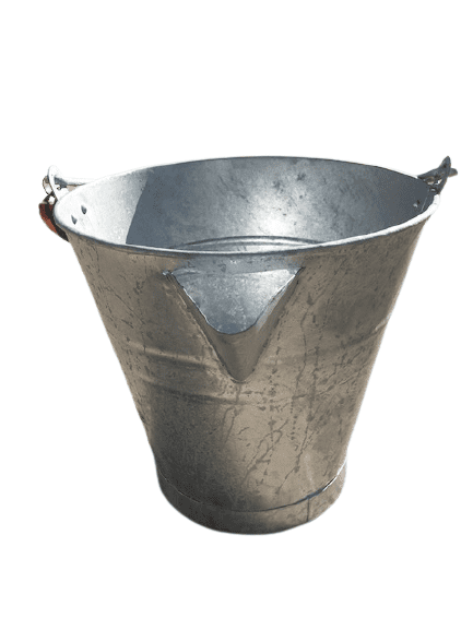 Galvanised V Lip Bucket