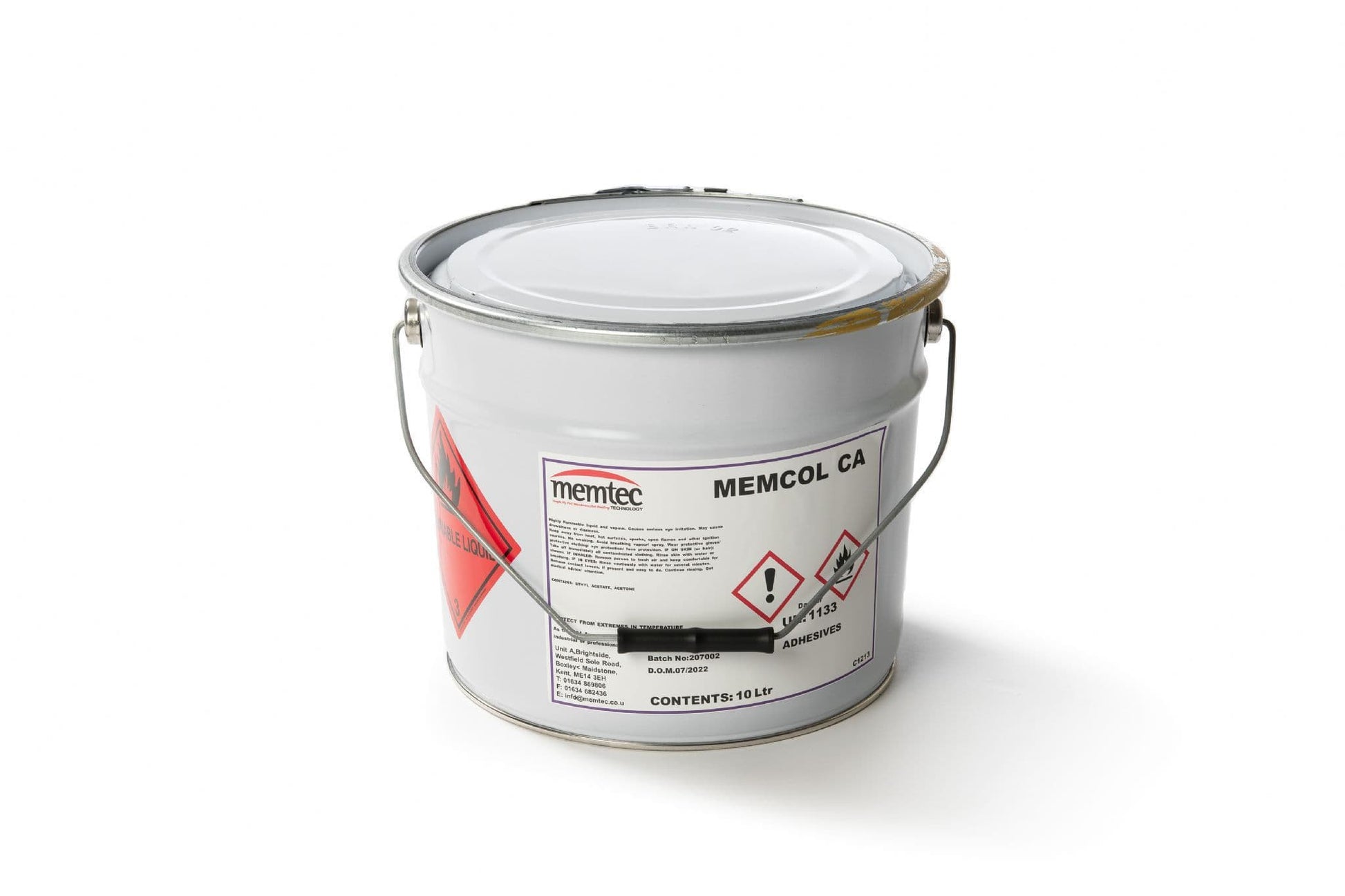 Memtec Memcol CA Solvent Membrane Adhesive - All Sizes