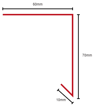 Memtec PVC Metal Drip Edge Trims - All sizes