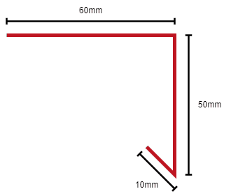 Memtec PVC Metal Drip Edge Trims - All sizes