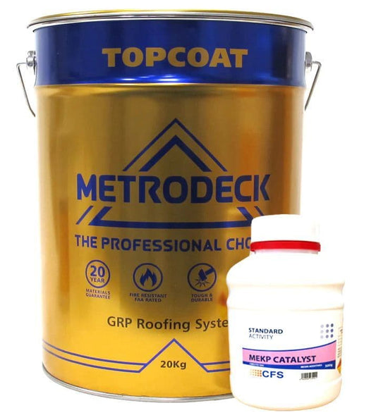 Metrodeck GRP Roofing Topcoat & Catalyst