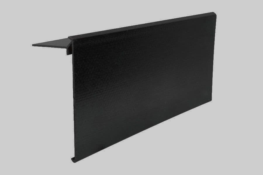 Ryno A5 GRP Roof Edge Trim - Felt & Asphalt Roof - Black - 3m x 200mm x 85mm