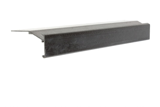 Ryno DE50 GRP Roof Drip Edge Trim - Black - 3m x 50mm x 90mm