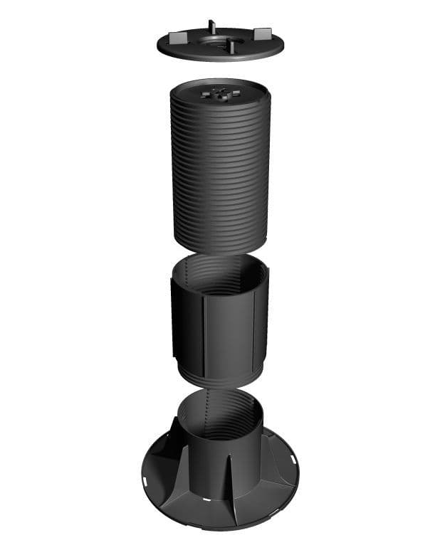 Ryno RPF Fixed Head Adjustable Paving Pedestals - All Sizes